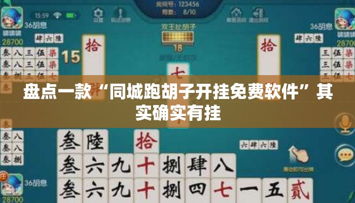 盘点一款“同城跑胡子开挂免费软件”其实确实有挂