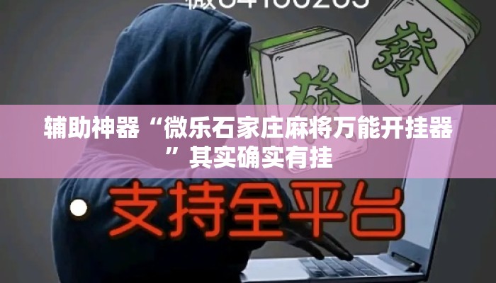 辅助神器“微乐石家庄麻将万能开挂器”其实确实有挂