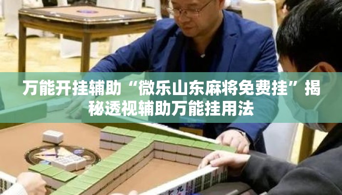 万能开挂辅助“微乐山东麻将免费挂”揭秘透视辅助万能挂用法